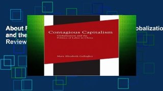 About For Books  Contagious Capitalism: Globalization and the Politics of Labor in China  Review