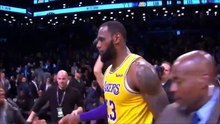 LeBron James Takes a Selfie With a Fan after the game - L A. Lakers vs. Brooklyn Nets | Dec 18, 2018