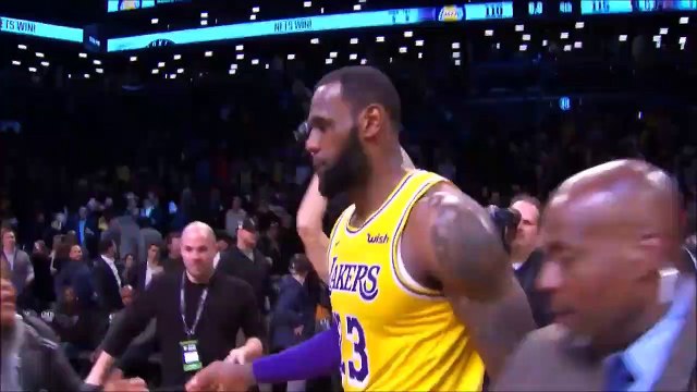 LeBron James Takes a Selfie With a Fan after the game - L A. Lakers vs. Brooklyn Nets | Dec 18, 2018