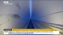 L'incroyable invention d'Elon Musk qui dévoile un tunnel futuriste pour contourner les embouteillages à Los Angeles - Regardez