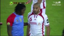 الشوط الاول مباراة تونس و الكونغو الديموقراطية 1-1 كاس افريقيا  2015