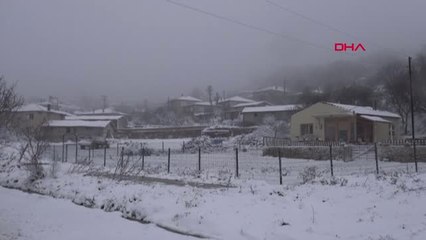 Çanakkale'de Kar Yağışı Etkili Oldu