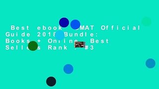 Best ebook  GMAT Official Guide 2018 Bundle: Books + Online  Best Sellers Rank : #3
