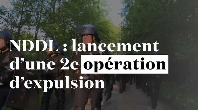 NDDL : une 2e opération d'expulsion est lancée
