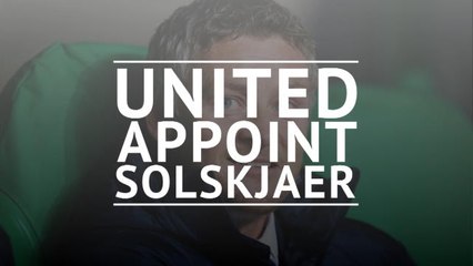 Solskjaer confirmed as interim Manchester United manager