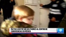 Matías asistió sin sus padres al centro de convivencias en México. #Mexico #Noticias