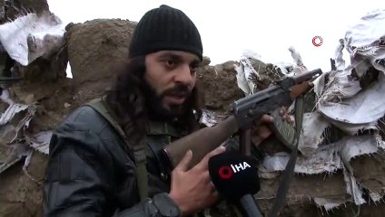 ÖSO askerleri taciz ateşlerine böyle karşılık veriyor