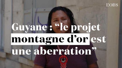 Guyane : "Montagne d'or, une aberration qui n'aurait jamais lieu en métropole"