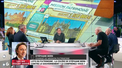 Les GG veulent savoir : Stéphane Bern en colère contre le gouvernement suite à la taxation du loto du patrimoine - 19/12