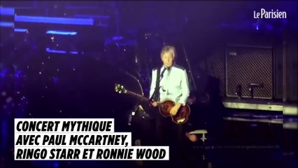 Download Video: Concert mythique avec Paul McCartney, Ringo Starr et Ronnie Wood