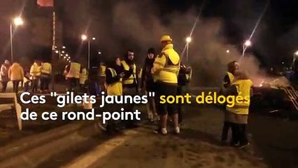 VIDEO. Avant d’être délogés du rond-point de Margencel, les gilets jaunes valsent sur un air de Piaf