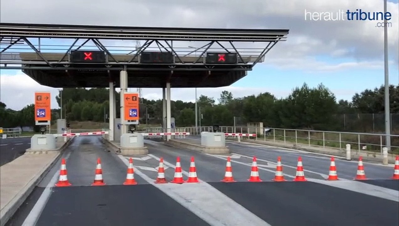 Péage de Bessan neutralisé - 19 dec 2018