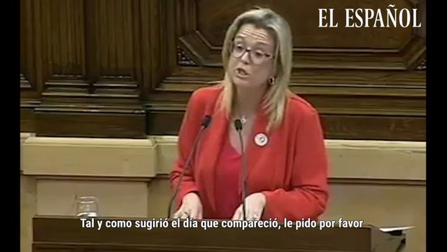 Anna Tarrés pide en el Parlament una lista con los profesionales sanitarios que se quejan