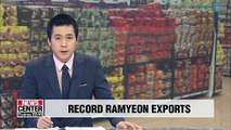 Korean ramyeon exports expected to reach US$ 400 mil. this year