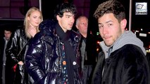 Sophie Turner & Joe Jonas Cuddles Up To Each Other While Nick Jonas Sits Alone At Game