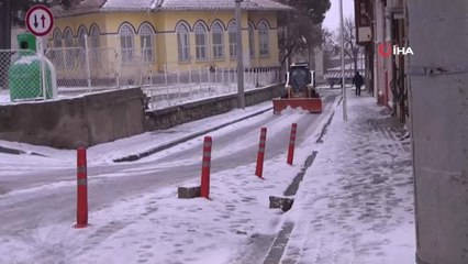 Edirne'de Tuzlama ve Küreme Çalışmaları Devam Ediyor