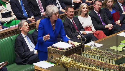 May's pantomime jab at Corbyn over no-confidence motion