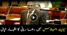 Speech of Senator Mian Raza Rabbani in Senate