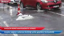 İstanbul Boğazı’nın rengi değişti