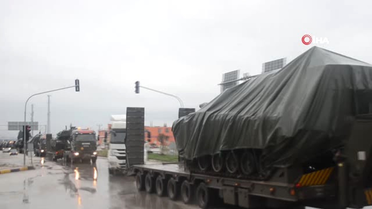 Sınır Birliklerine Askeri Araç Sevkiyatı