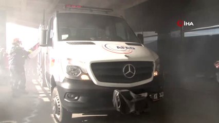 Hastanede Gerçeğini Aratmayan Yangın Tatbikatı