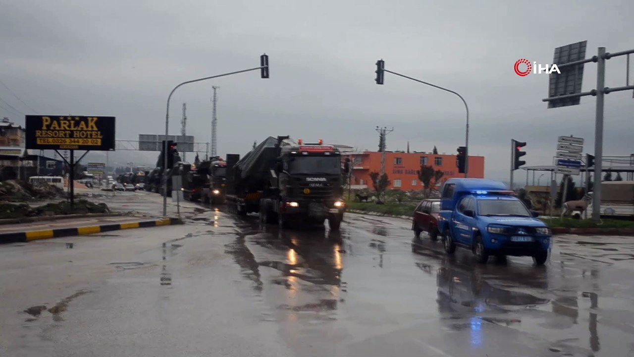 Sınır birliklerine askeri araç sevkiyatı