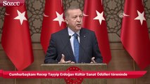 Erdoğan Kültür Sanat Ödülleri töreninde