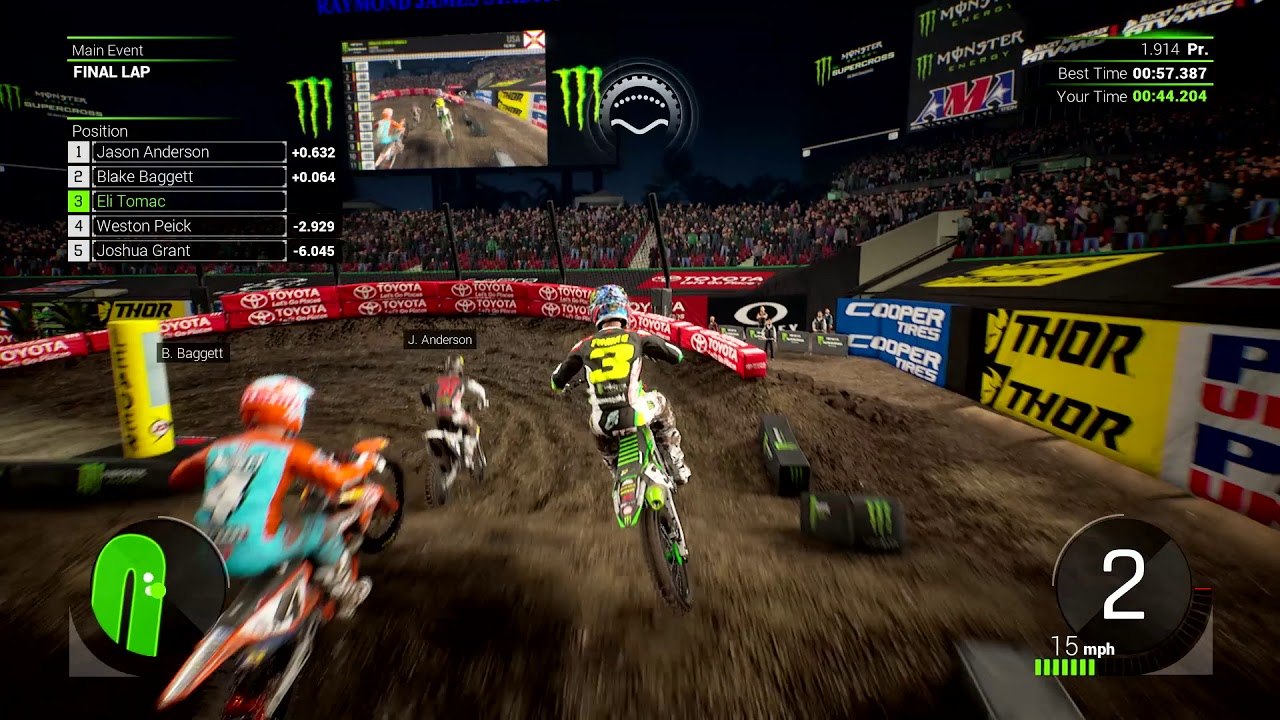 Monster Energy Supercross : The Official Videogame 2 - Premier aperçu de gameplay