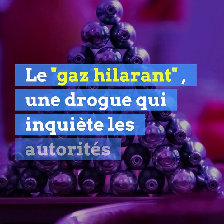 Le "gaz hilarant" , une drogue qui inquiète les autorités