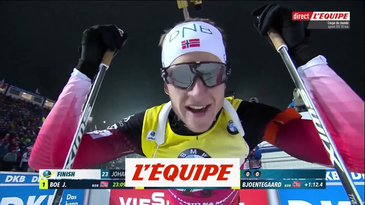 Johannes Boe remporte le sprint - Biathlon - CM (H) - Nove Mesto
