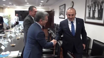 Bakan Çavuşoğlu, Suriye Türkmen Meclisi Başkanı Cuma'yı Kabul Etti