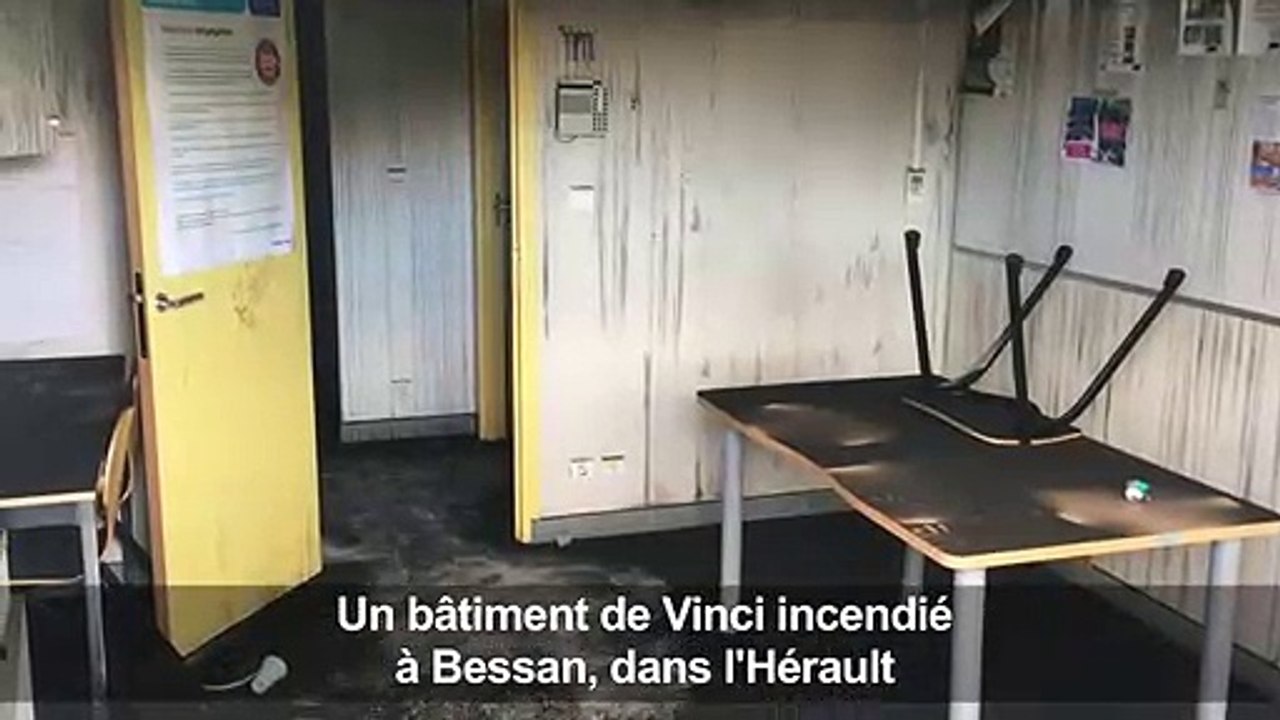 Un bâtiment de Vinci Autoroutes incendié dans l'Hérault