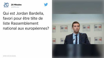 Européennes. Qui est Jordan Bardella, qui pourrait prendre la tête de la liste RN ?