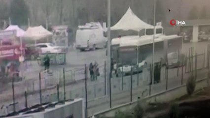 Gazi ve avukatlara çarpan belediye otobüsü şoförü tutuklandı