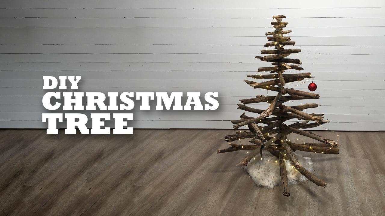 Go out on a limb and get festive with our DIY Christmas tree