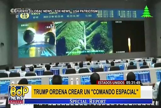 EEUU: Donald Trump ordena al Pentágono crear “Comando Espacial”