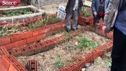 Mezarlıkta 'kanalizasyon sızıntısı' tepkisi