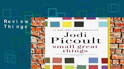 Review  Small Great Things - Jodi Picoult