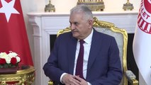 TBMM Başkanı Yıldırım, Türkpa Genel Sekreteri Altınbek Mamayusupov'u Kabul Etti