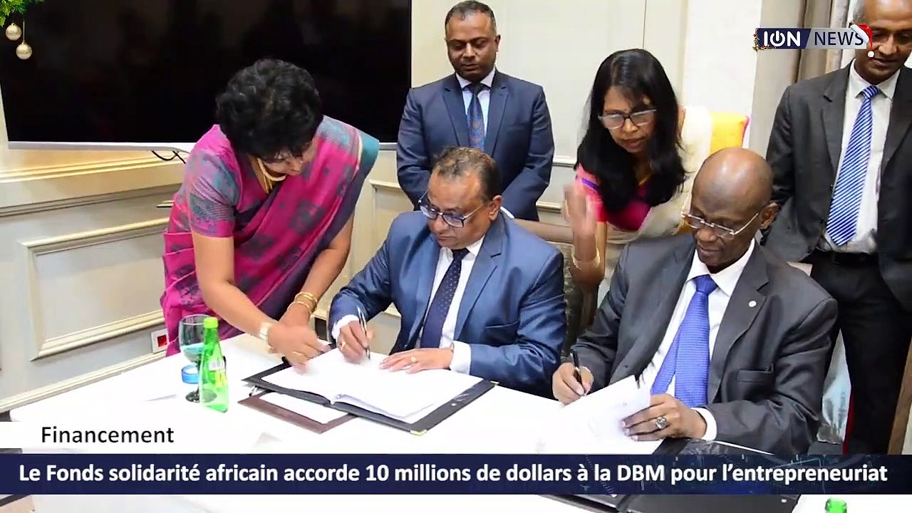 Le FSA, dirigé par le malien Ahmadou Abdoulaye DIALLO, accorde 10 millions de dollars à la DBM pour l’entreprenariat en Île Maurice