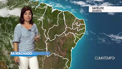 Previsão Nordeste – ZCIT provoca chuva entre o MA, PI e CE