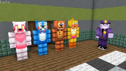 FNAF Monster School: Working at Starbucks! - Minecraft Animation