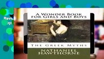 Review  A Wonder Book for Girls and Boys - Nathaniel Hawthorne