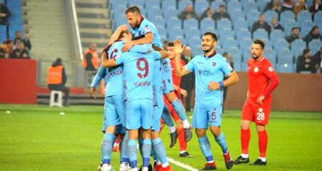 Trabzonspor, Sivas Belediyespor'a Gol Yağdırdı: 5-0