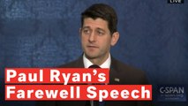 Paul Ryan Addresses The Debt Crisis In His Farewell Speech