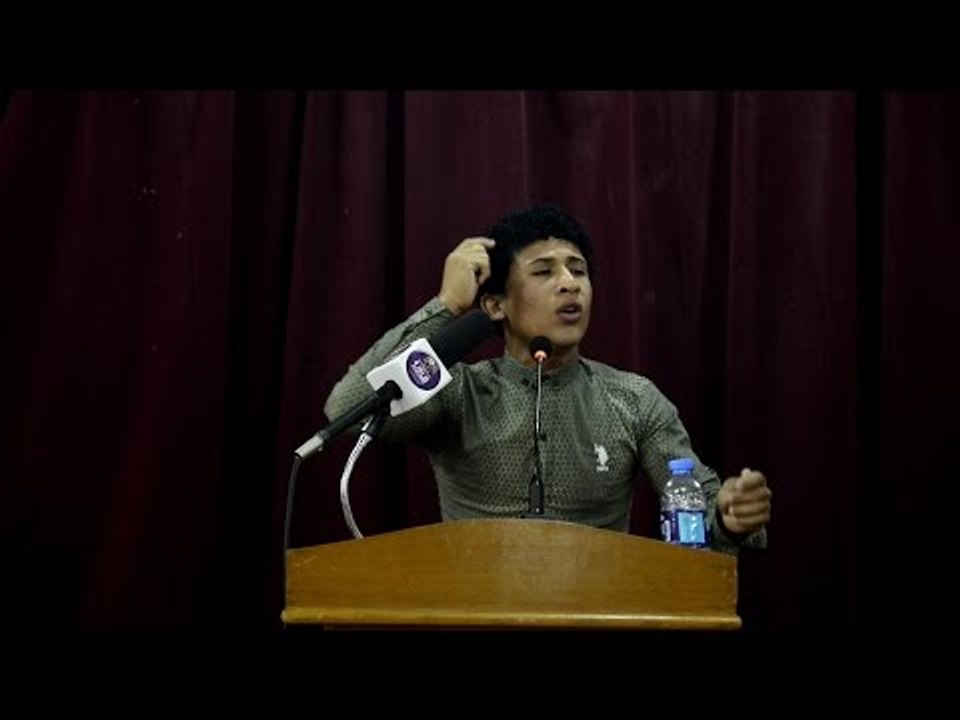 الشاعر جواد اليعقوبي || رسائل حب بامضاء الحشد || المعهد التقني ( البصرة )