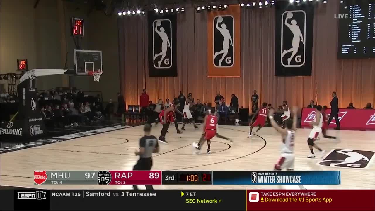 Markel Crawford with 4 Steals vs. Raptors 905