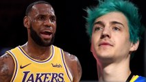 Fortnite Champ Ninja Says Gamers Make JUST as MUCH Money As Lebron James