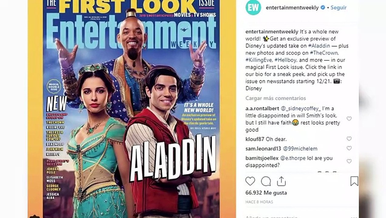 Primeras imágenes de Will Smith como el Genio de 'Aladdin'
