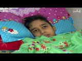 مساعدة قناة الطليعة الفضائية  والدكتورة ساجدة الجبوري لطفل تعرض لحادث سقوط حاجز كونكريتي